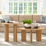 Round Nesting Coffee Table Set of 2