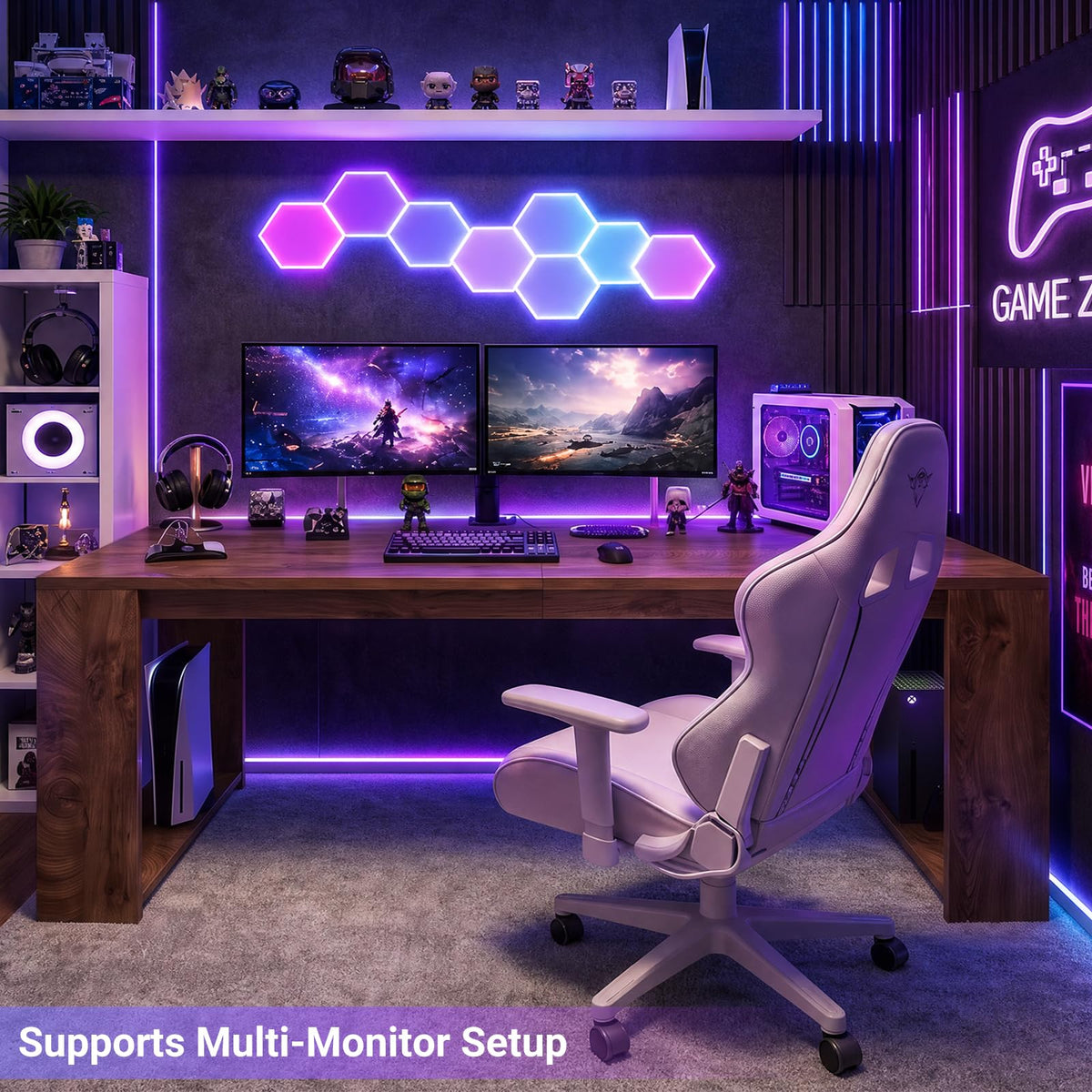 Two-Person Computer Desk