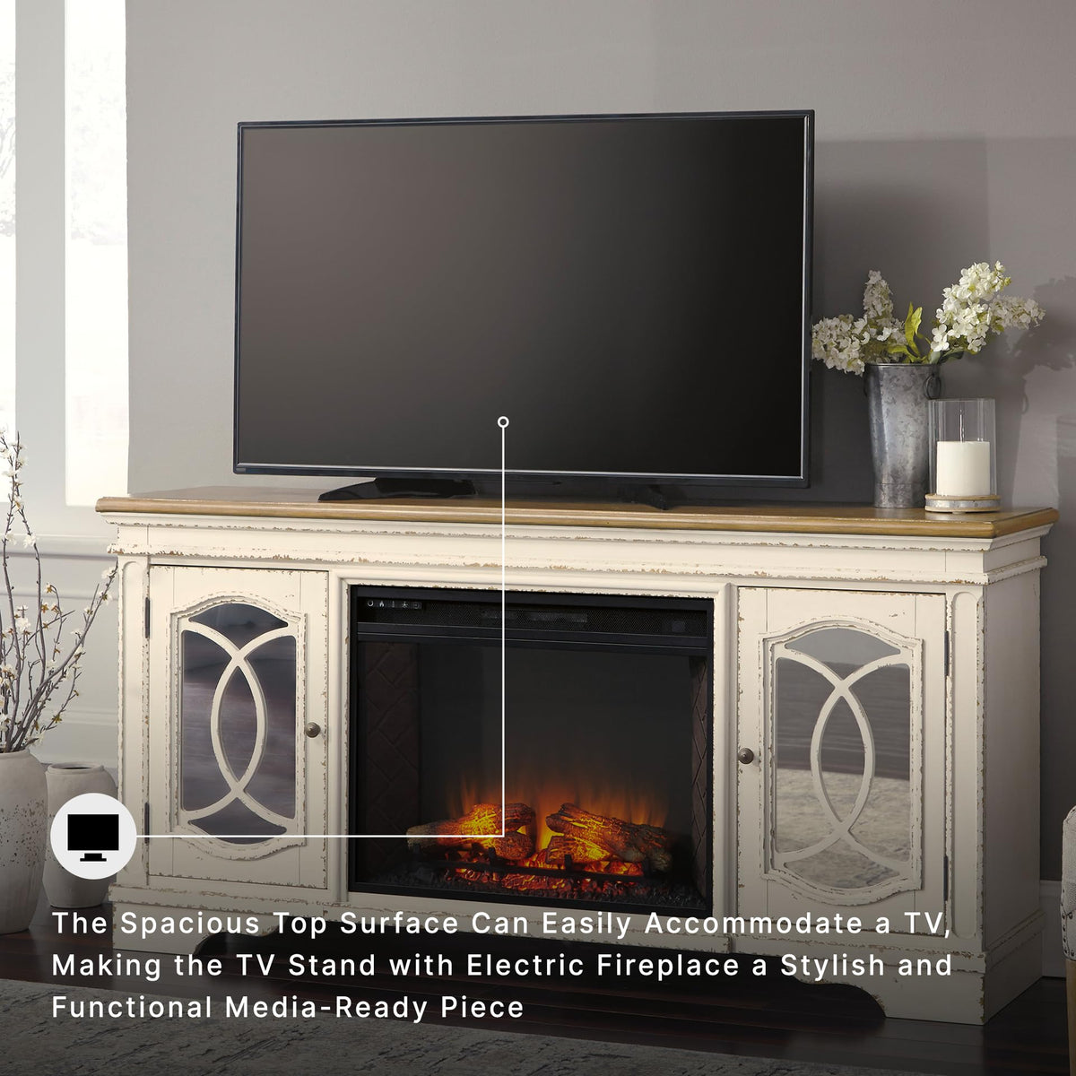 Electric Fireplace TV Stand