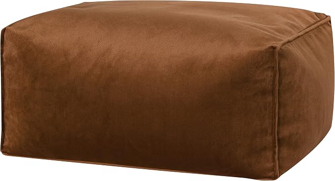 Marsala Velvet Ottoman Pouf