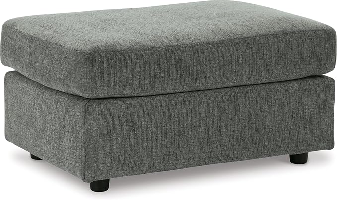 Rectangular Chenille Ottoman