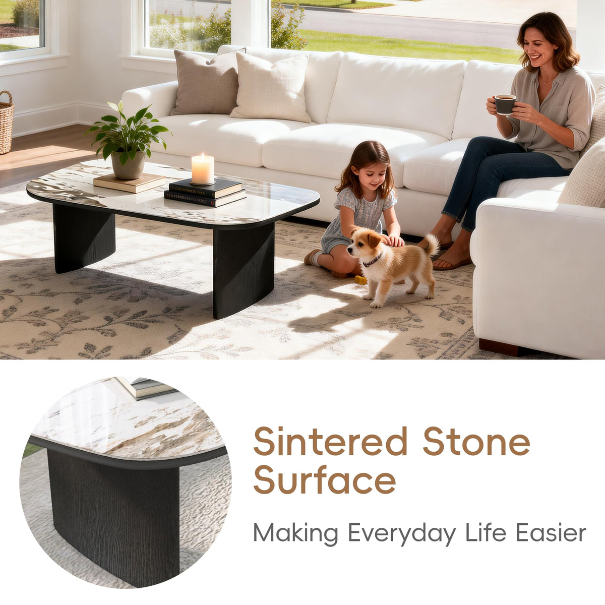 Sintered Stone Coffee Table