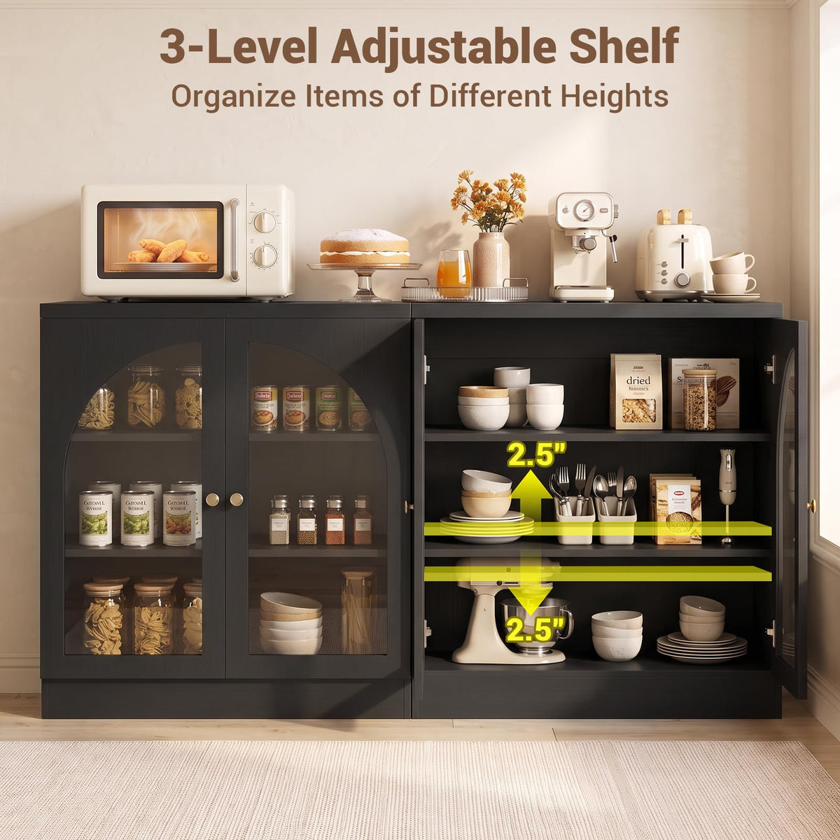Soft-Close Buffet Cabinet