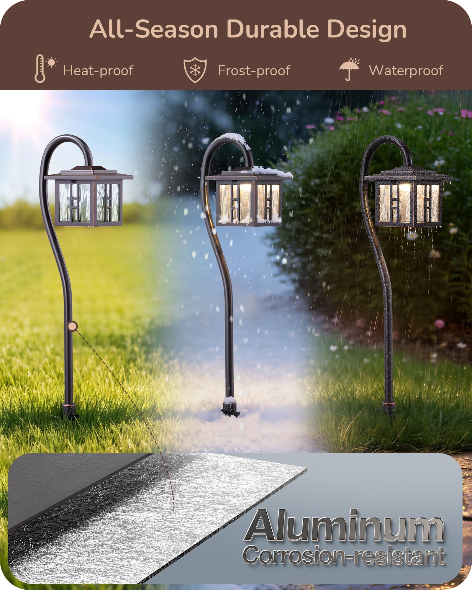 Low Voltage Outdoor Pathway Lights – Oil-Rubbed Bronze