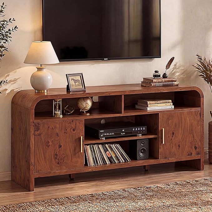 TV Stand with Storage for TVs Up to 65"