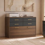 5-Drawer Lateral File Cabinet
