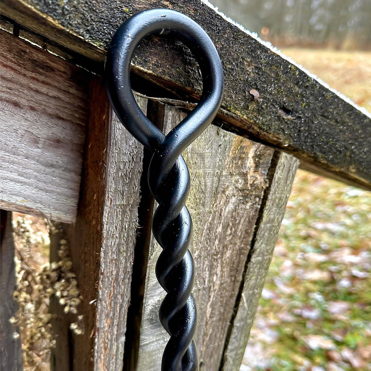 Twisted Handle Fire Poker