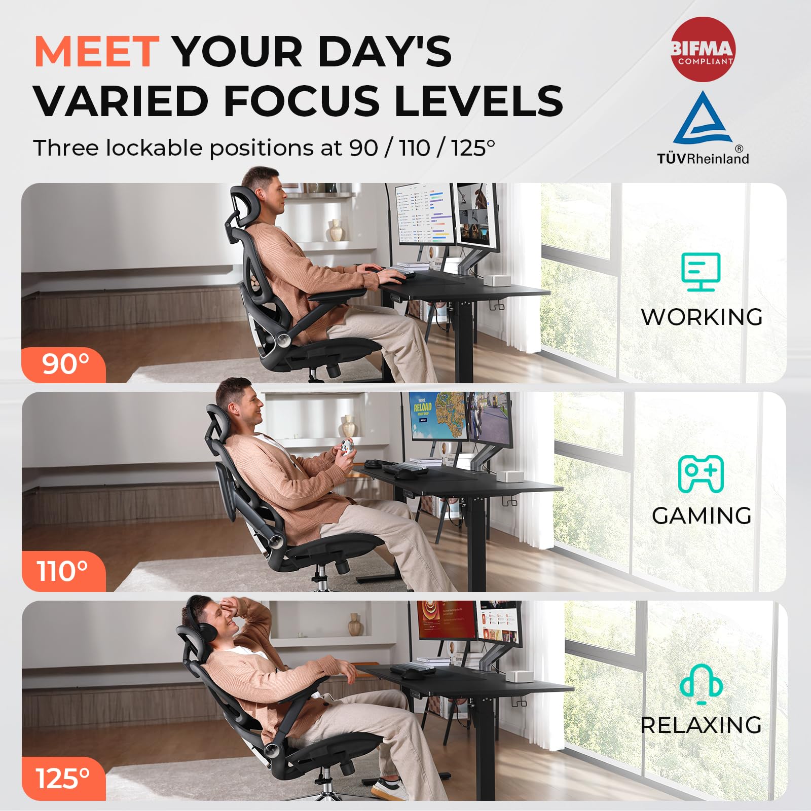 Ergonomic High-Back Mesh Office Chair