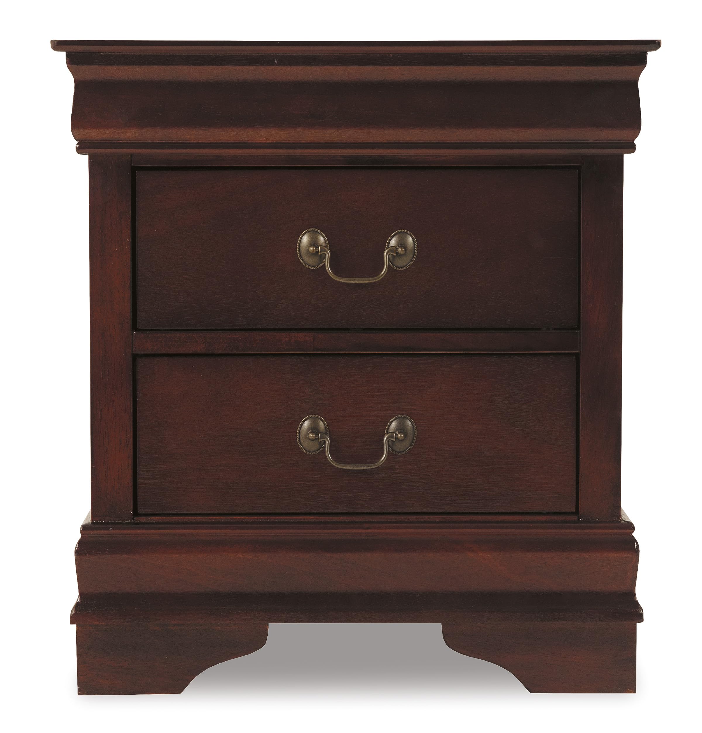 2-Drawer Nightstand with Louis Philippe Moulding