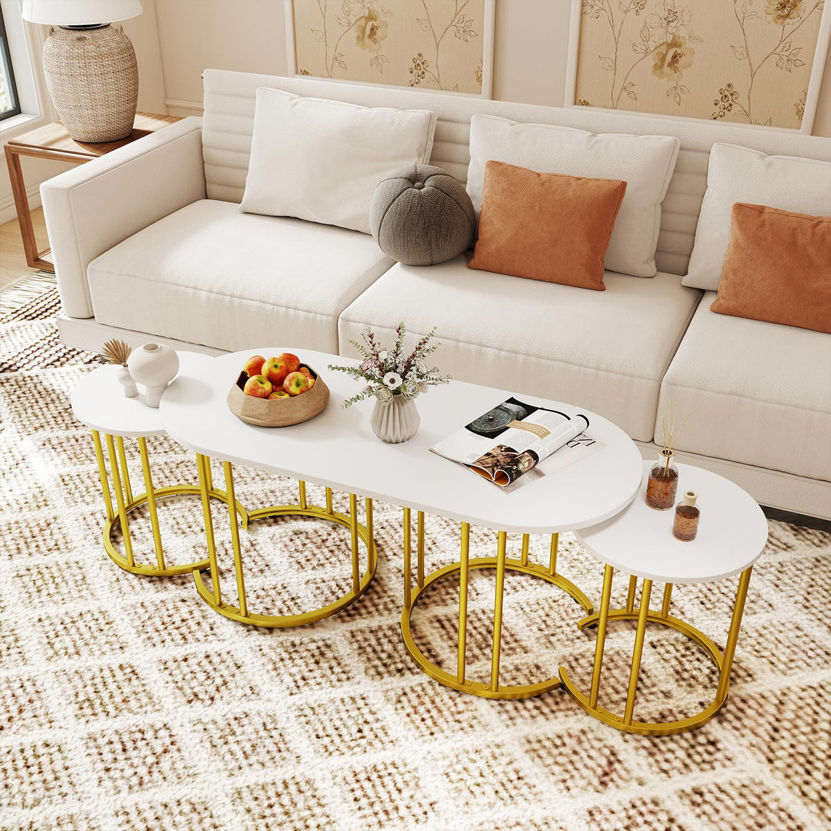 Nesting Coffee Table Set of 3
