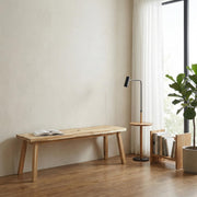Solid Acacia Wood Bench 47"