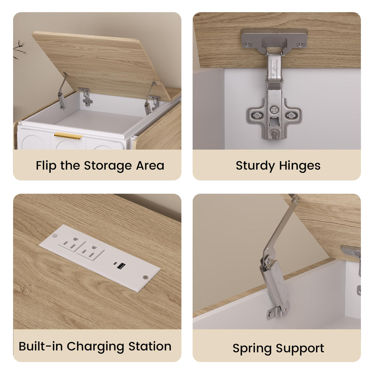 Folding Desk & File Cabinet