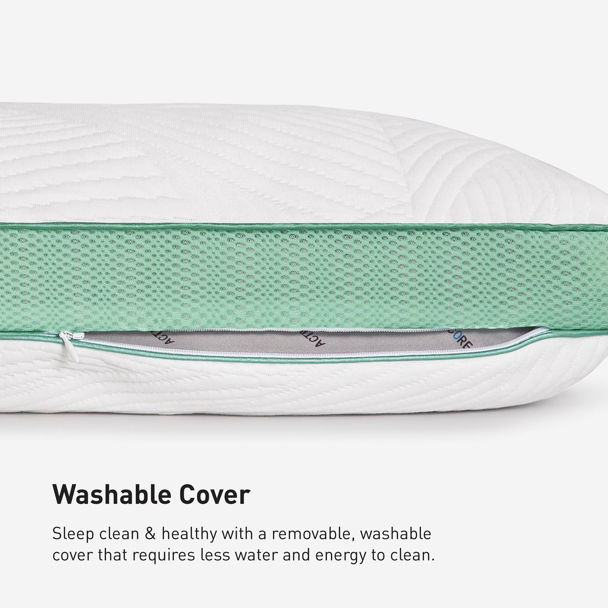 Bedgear Level Cuddle Performance Pillow, 3.0 Firm Cooling Pillow for Side Sleepers | React Blend Fill with Airflow Technology | Dri-Tec Moisture-Wicking Cover | Hypoallergenic Pillow w/Washable Cover