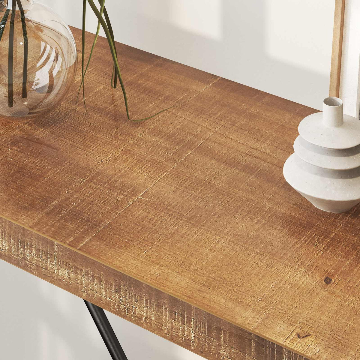Rustic Solid Wood Bookshelf