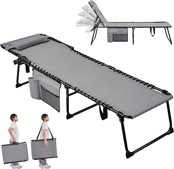 Outdoor Folding Tanning Lounge Chair