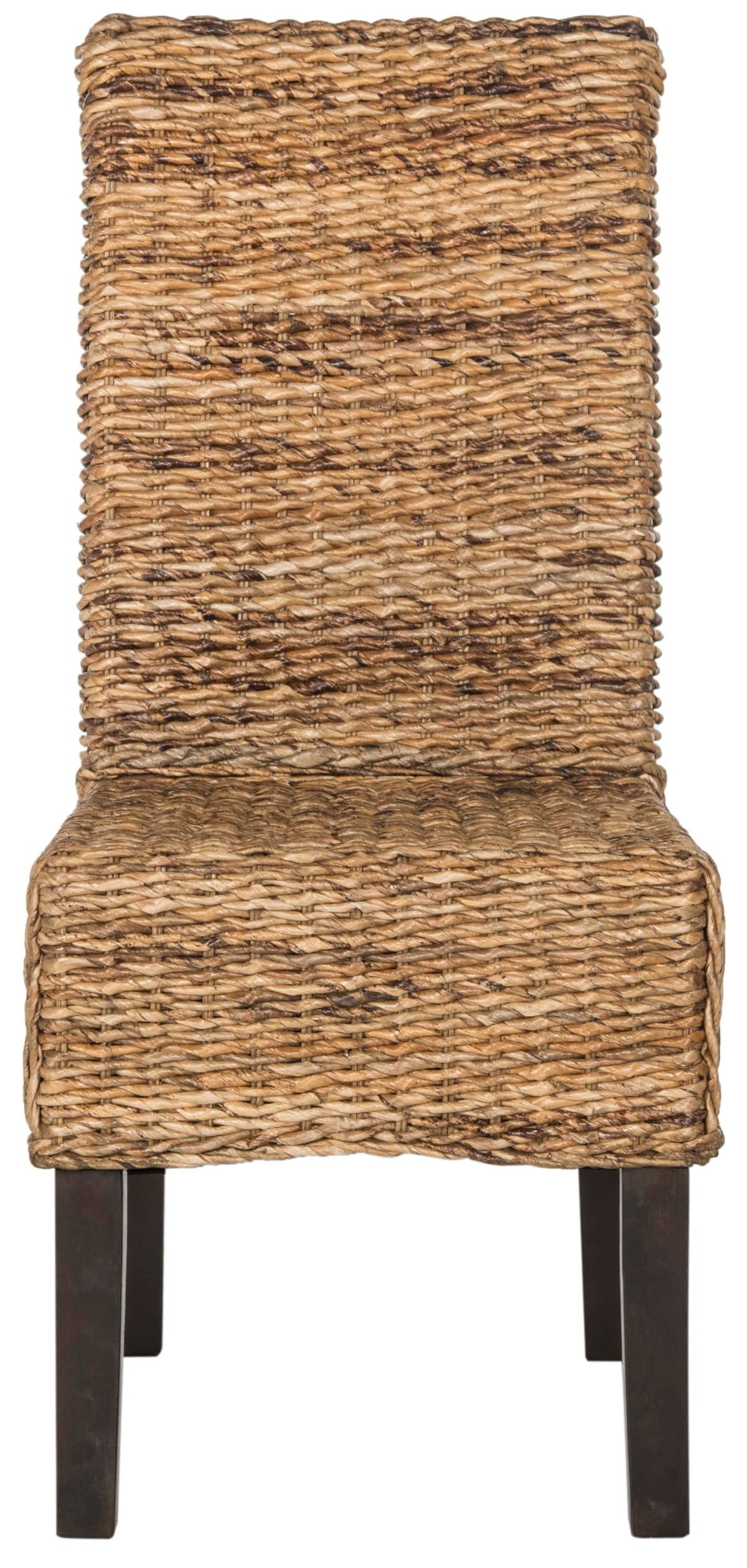 SAFAVIEH Avita Wood Dining Chair Set of 2, 18.5" Seat Natural SEA8012A