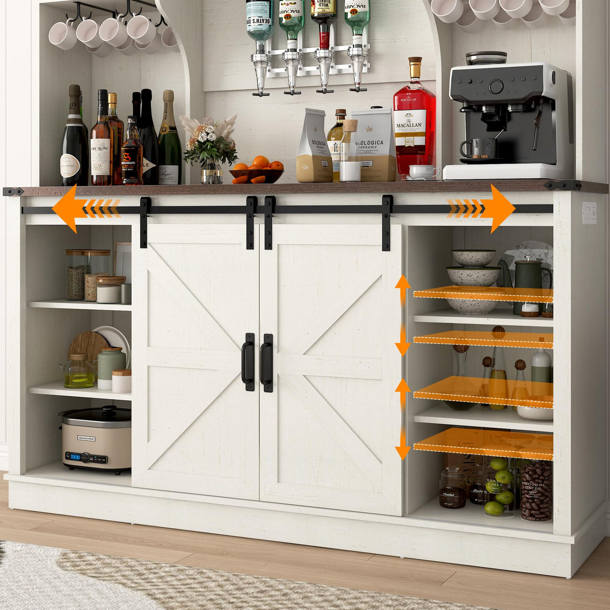 Farmhouse Bar Cabinet