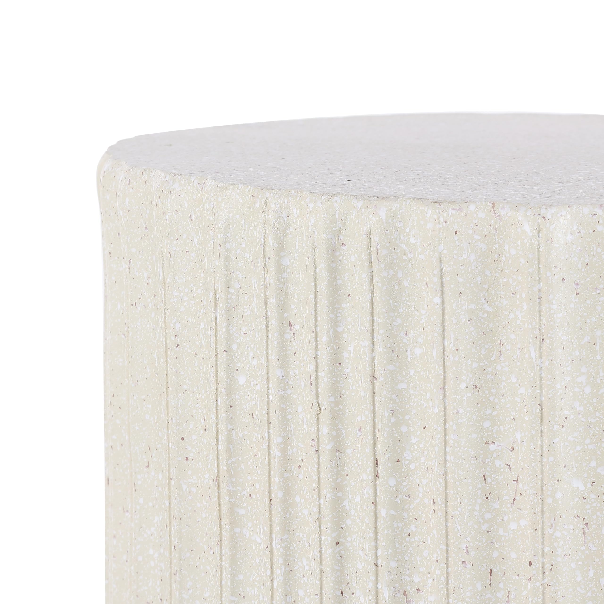 Louisa 19" Tambour Accent Table