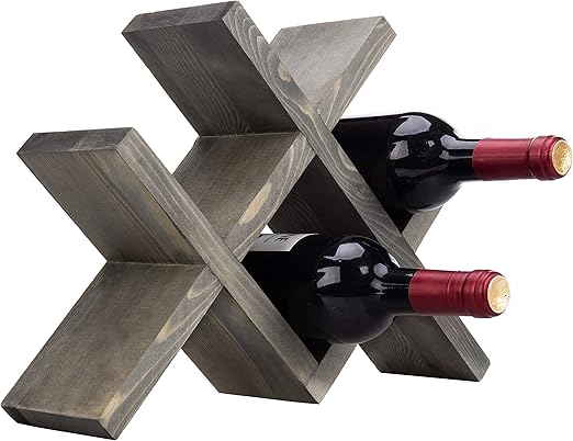 Wall Mounted Wine Rack, 12-Bottle 6-Tier