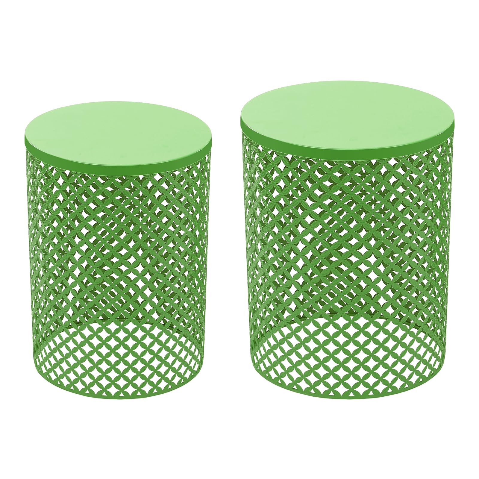 Metal Nesting Side Tables Set of 2