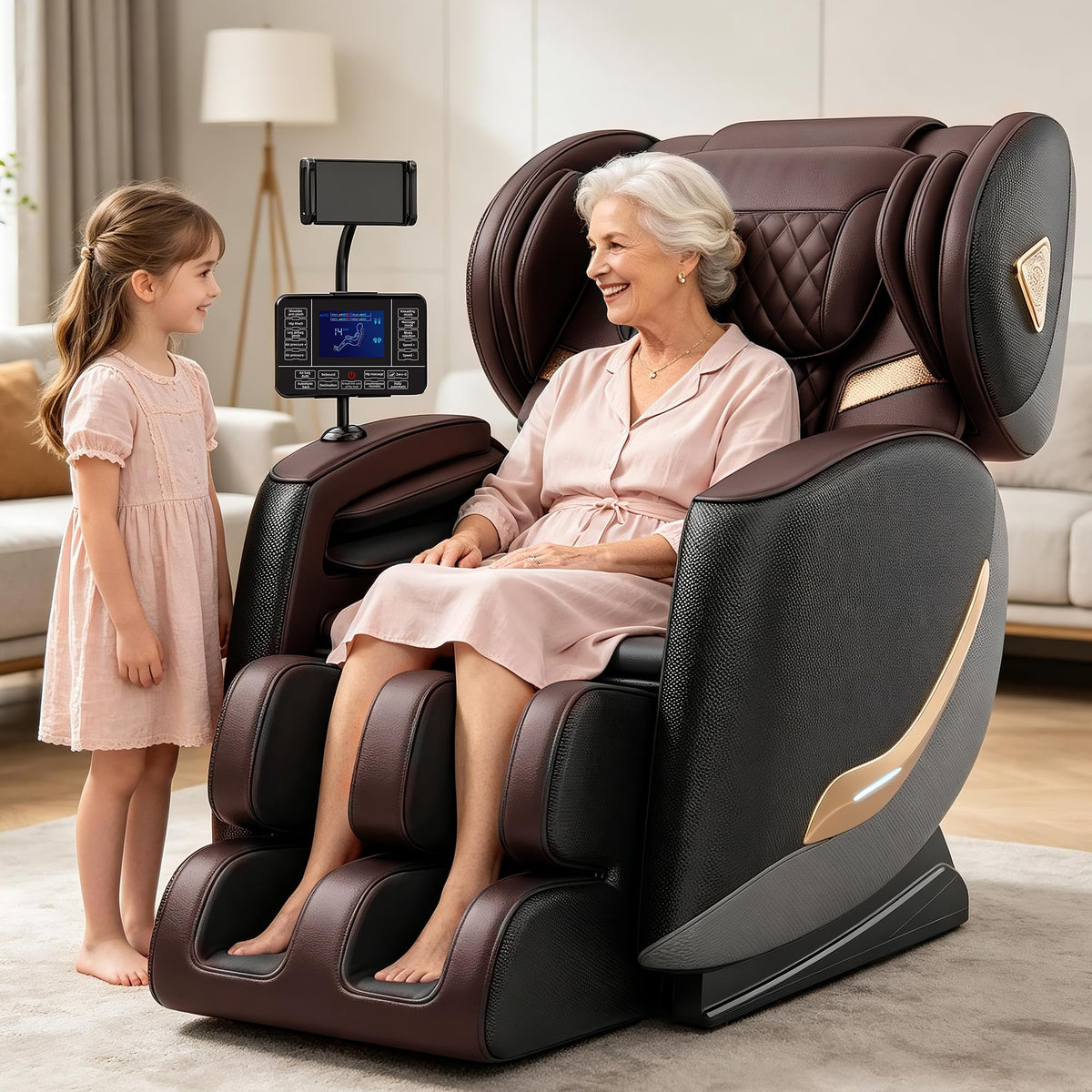 Massage Chair Full Body 180° Zero Gravity Recliner, 2027 Upgraded Version