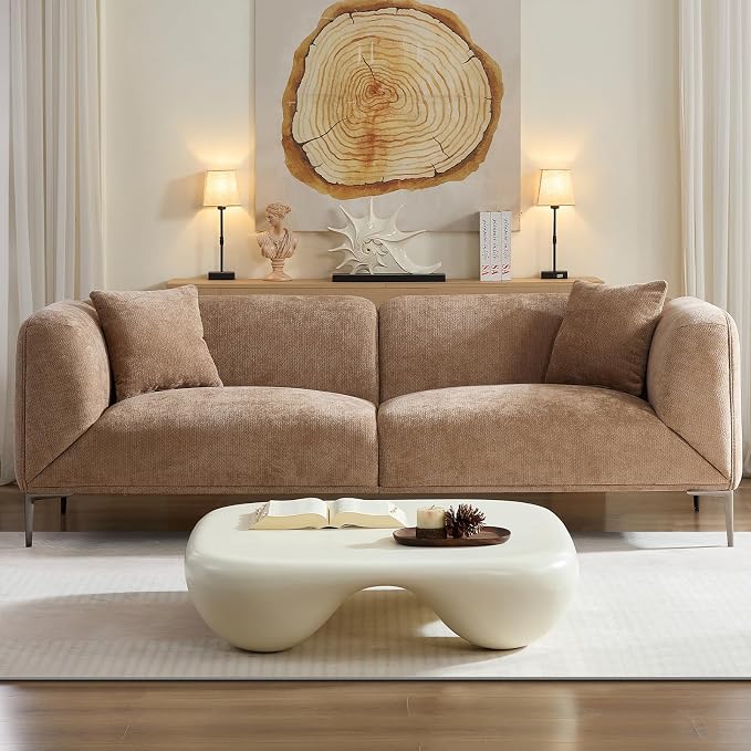 Modern Boucle 3-Seater Sofa