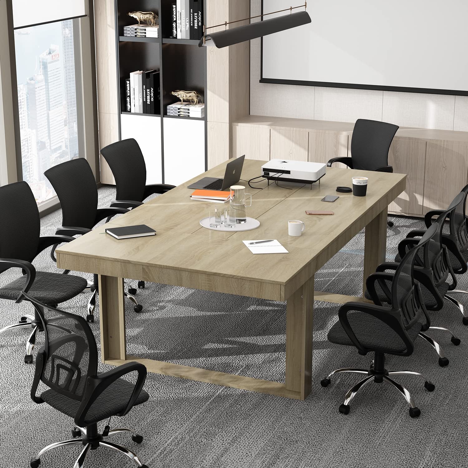 7FT Rectangular Conference Table for 6-8 People