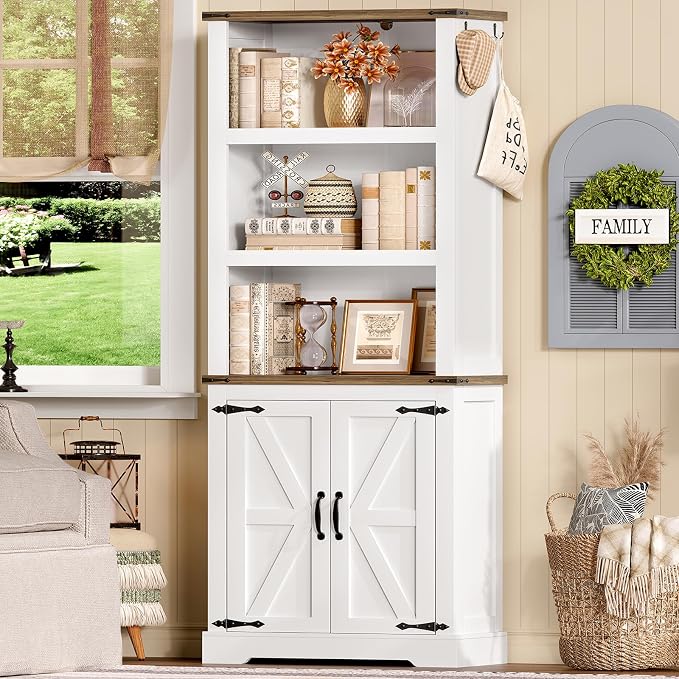 Tall Storage Cabinet with Drawers
