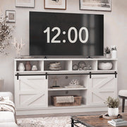White Farmhouse TV Stand