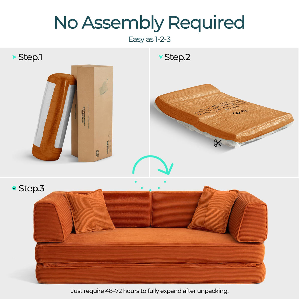 Corduroy Convertible Sofa Bed