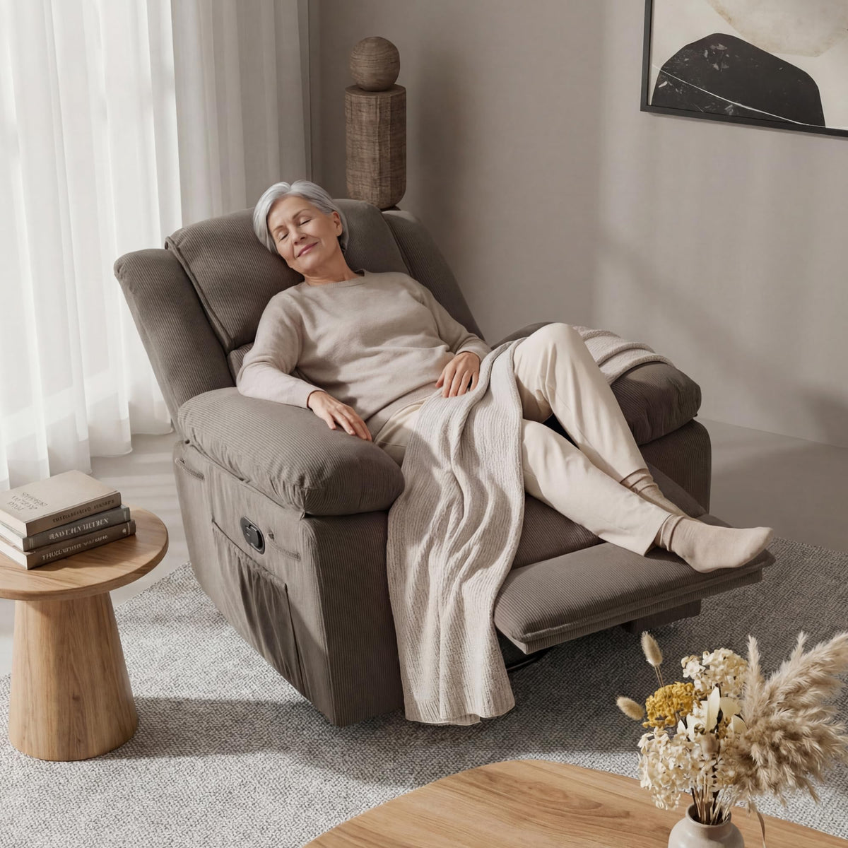 Swivel Rocker Massage Recliner