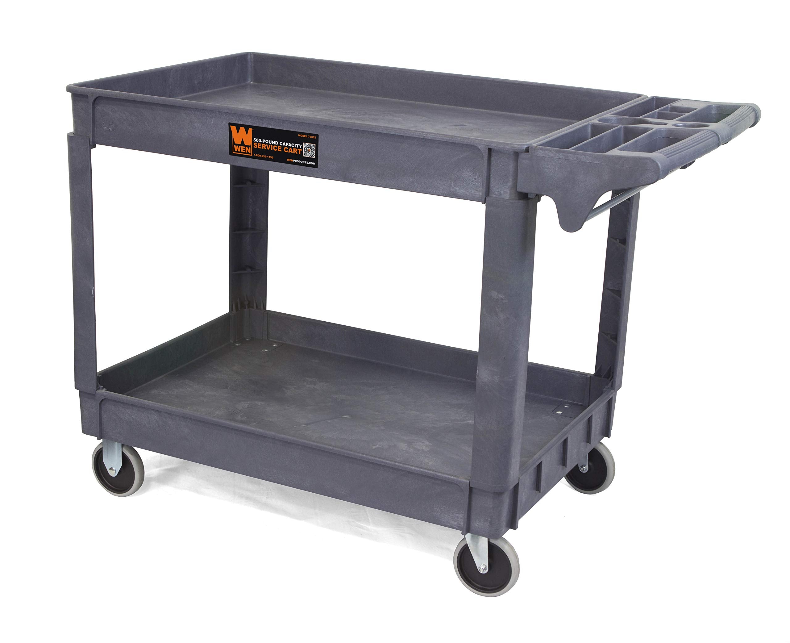 500 lb Capacity Extra Wide Service Utility Cart