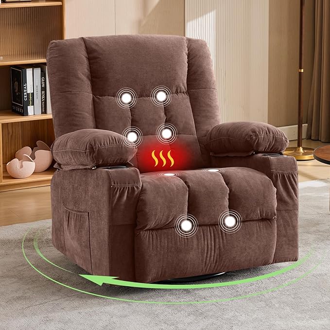 Power Lift Recliner Chair with Massage & Heat