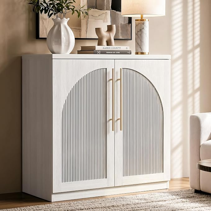 Black Arched Sideboard Cabinet