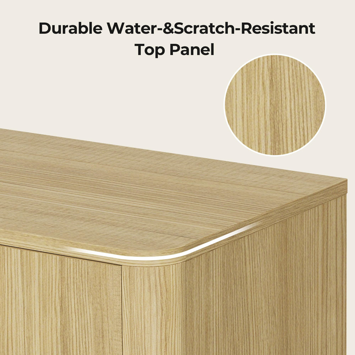 Rounded 4-Door Sideboard