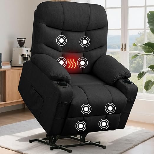 Power Lift Recliner Chair with Massage & Heating