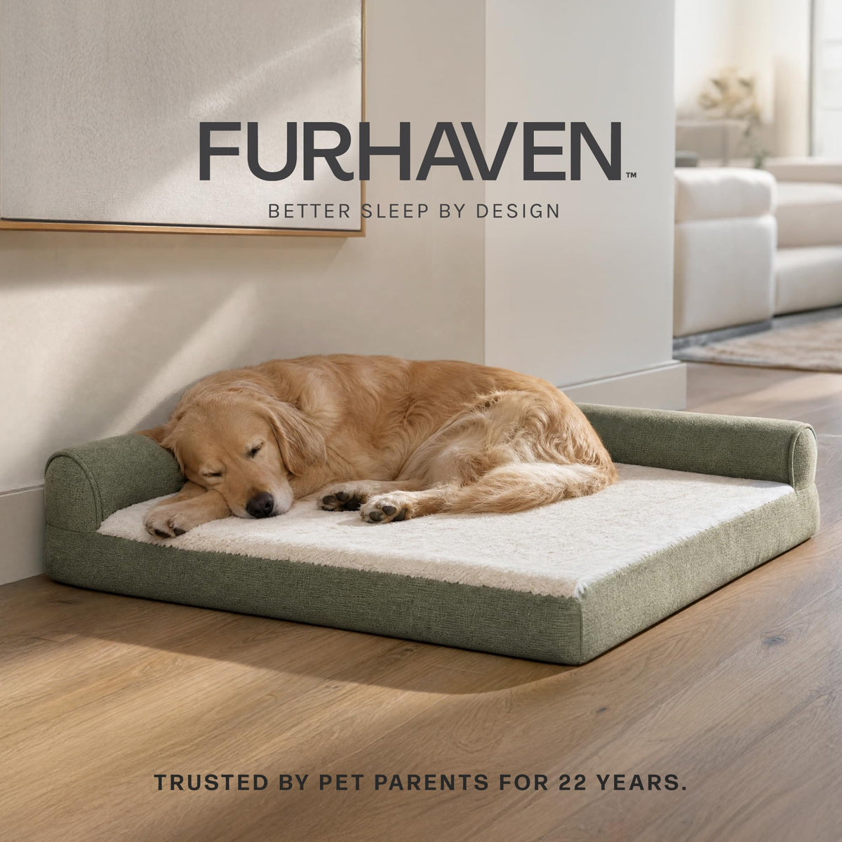 Orthopedic Chaise Dog Bed