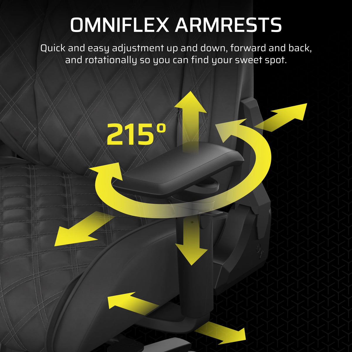 Fabric Gaming Chair with Lumbar Support