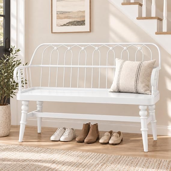 Farmhouse Spindle Back Bench