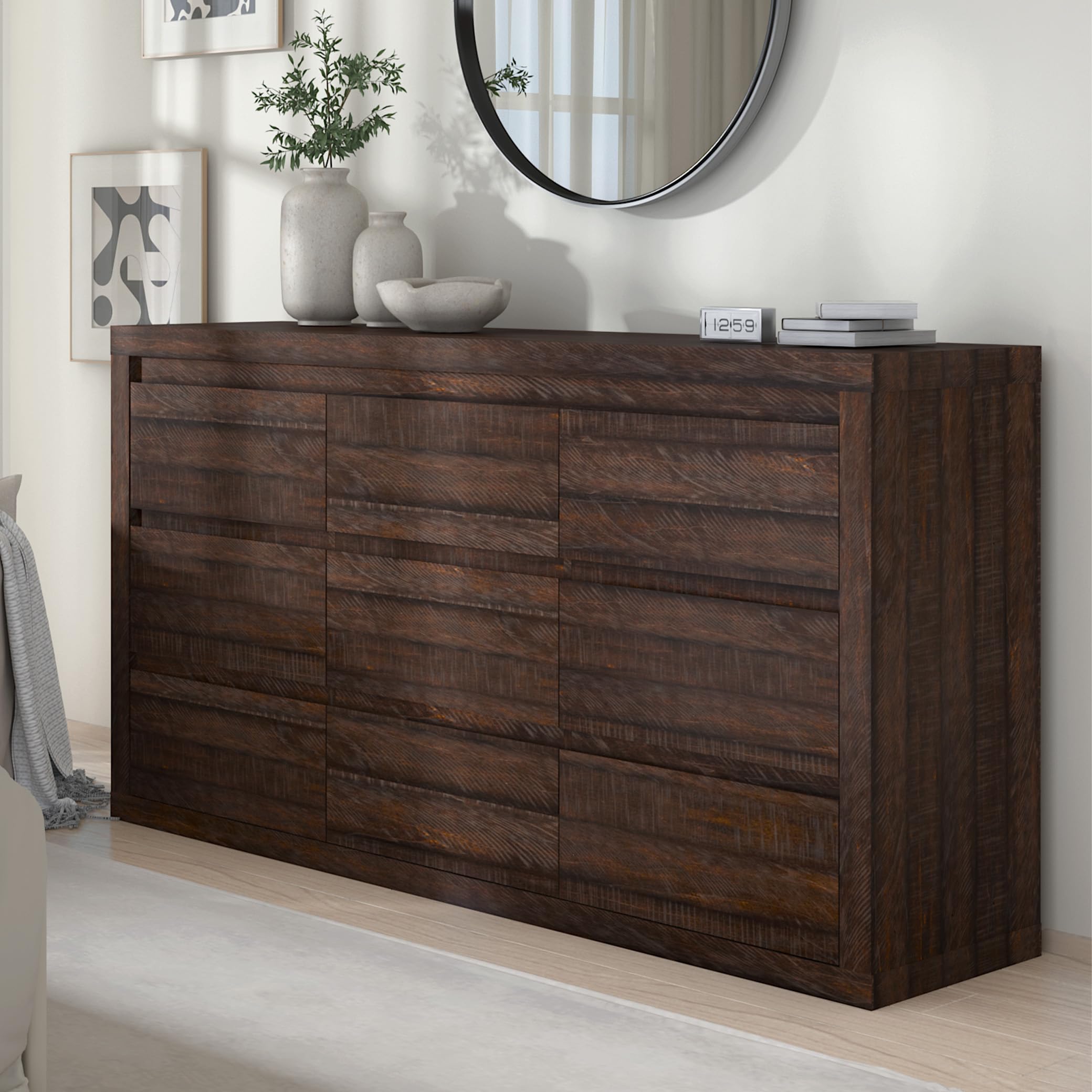 9-Drawer Dresser with Anti-Tip Device