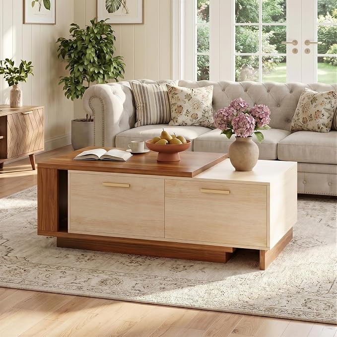 Extendable Coffee Table with Storage