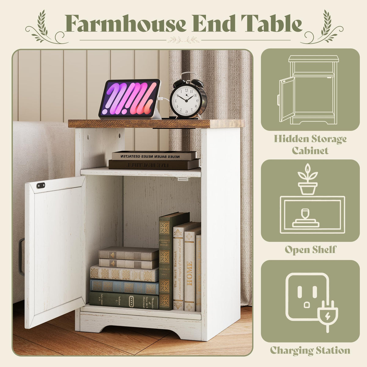 4-Piece Farmhouse Living Room Set