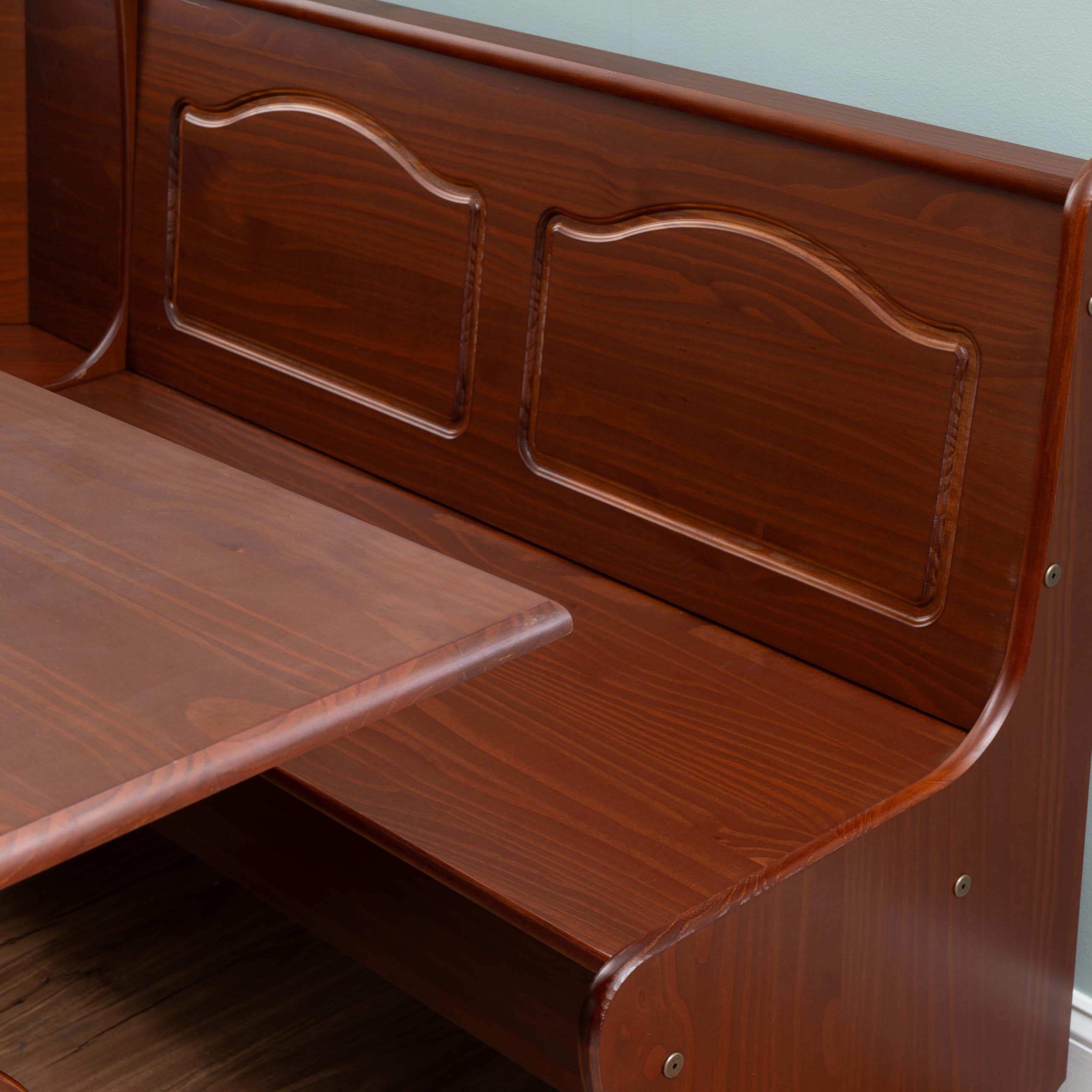 Linon Chelsea Walnut Kitchen Nook