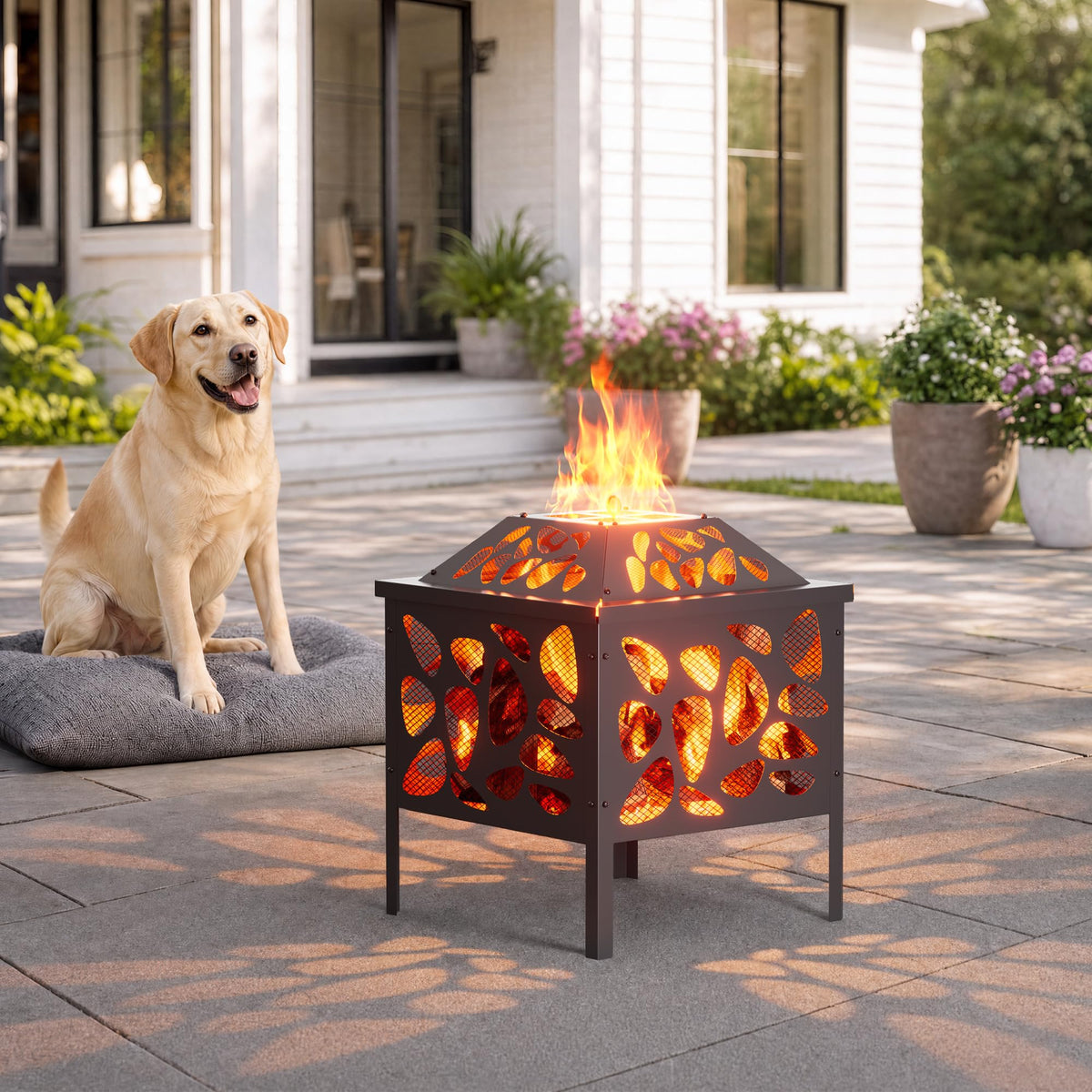 Compact Wood-Burning Fire Pit
