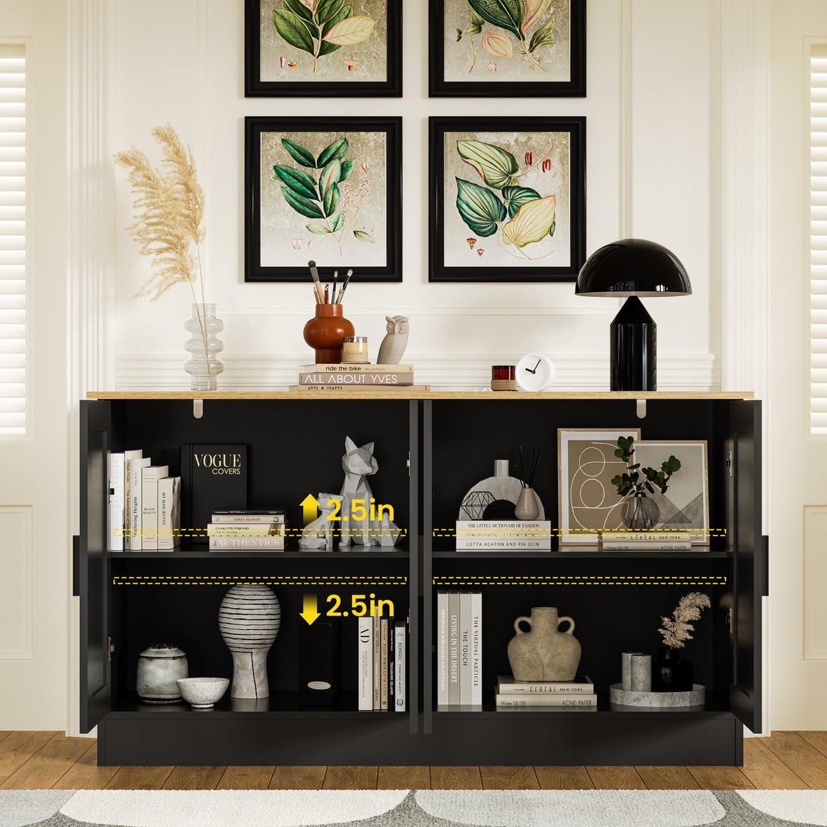 4-Door Buffet Cabinet