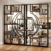 Geometric Bookshelf Set of 2