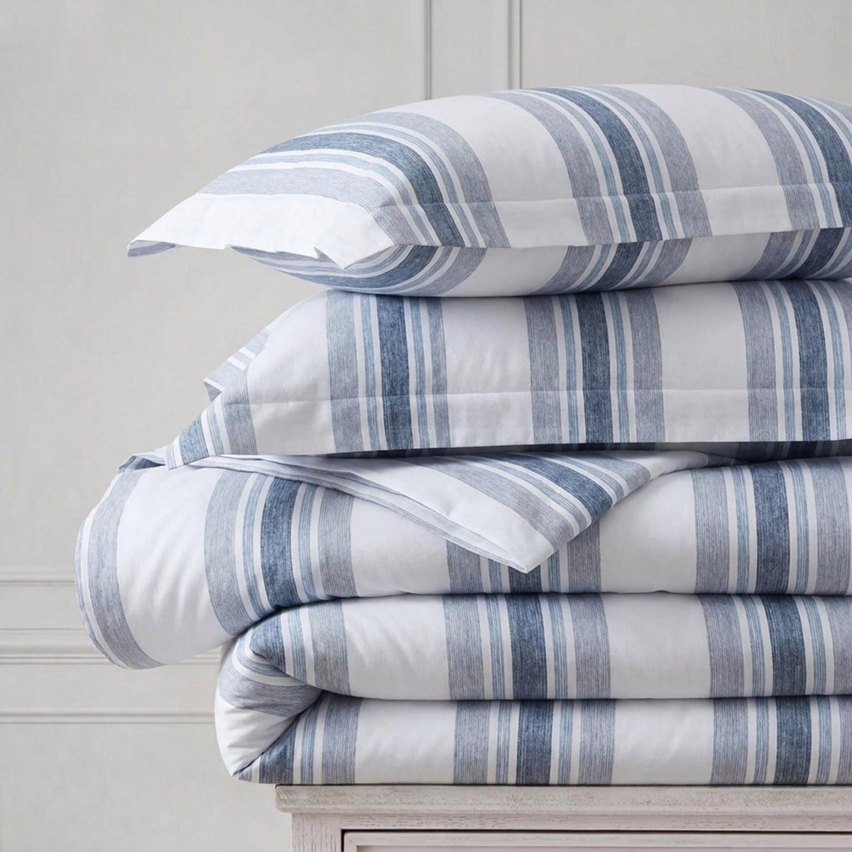Reversible Cotton Comforter Set
