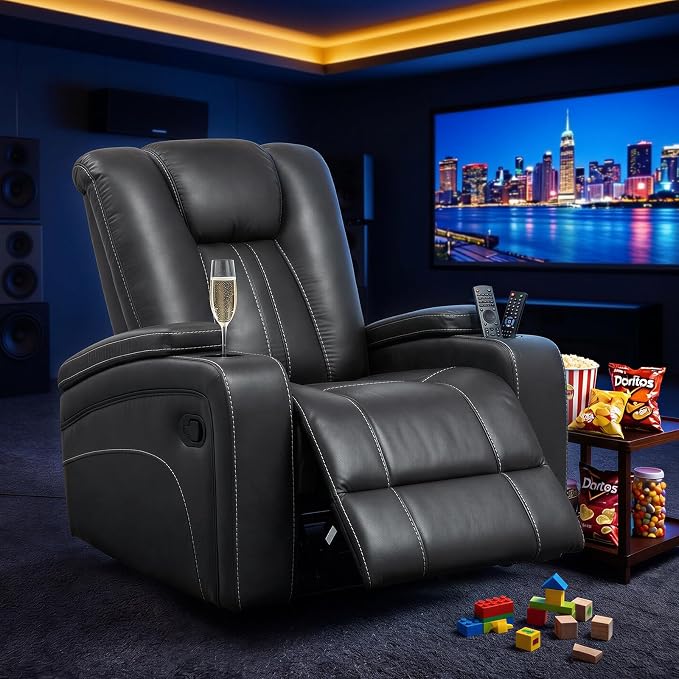 3-Seater Microfiber Reclining Sofa