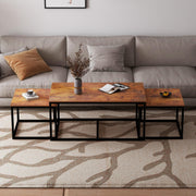 Nesting Coffee Table Set – 3 Piece