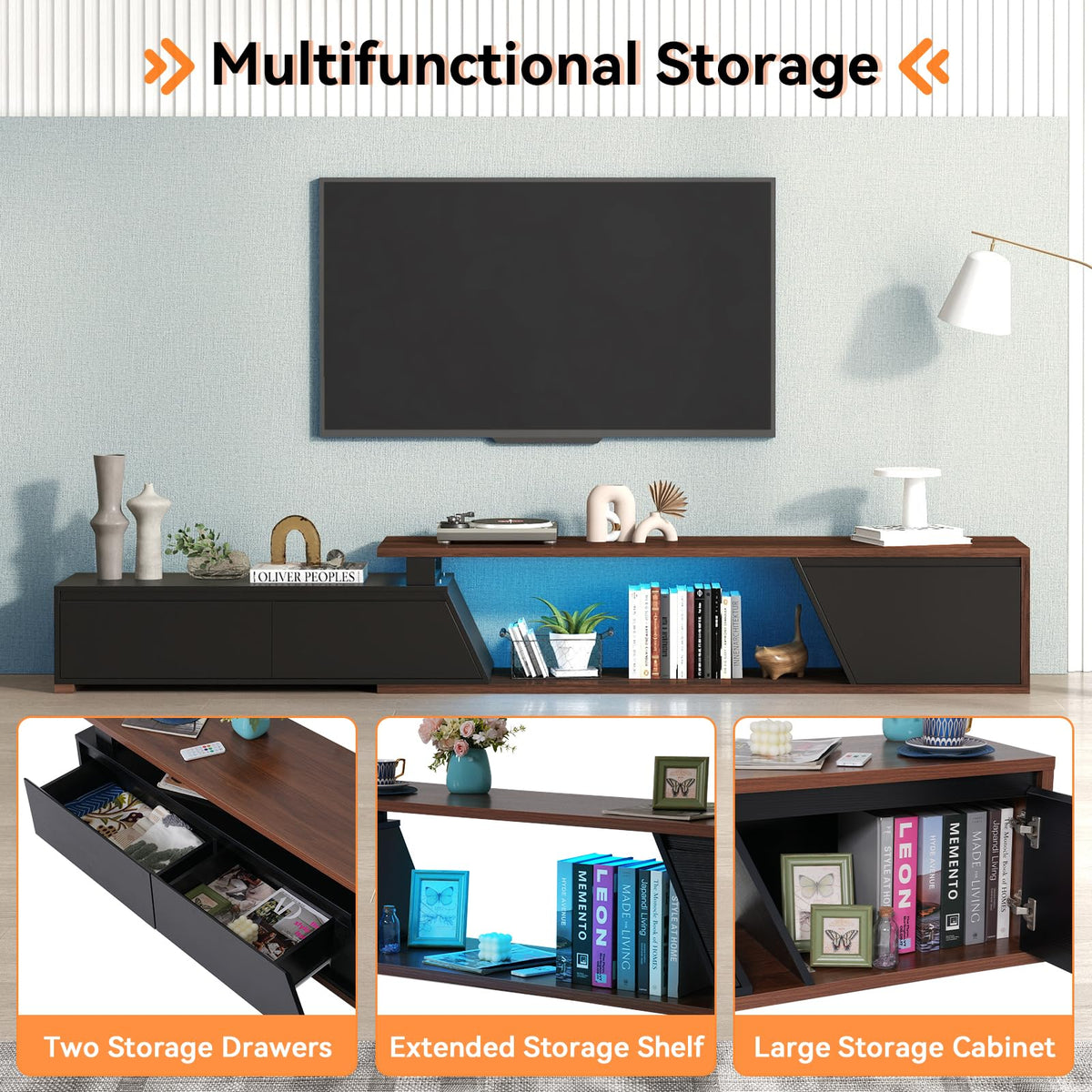 Extendable LED TV Stand